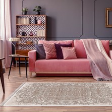 Alanur Home Eko Trend Djt Halı Yıkanabilir Kaymaz Taban 1488 Modern Kahve