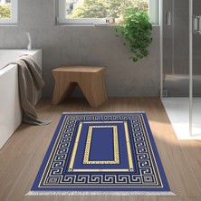 Alanur Home Eko Trend Djt Banyo Paspası Yıkanabilir Kaymaz Taban 651M Modern Gold