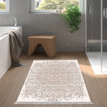 Alanur Home Eko Trend Djt Banyo Paspası Yıkanabilir Kaymaz Taban 1488 Modern Kahve