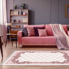 Alanur Home Eko Trend Djt Halı Yıkanabilir Kaymaz Taban 748 Modern Pudra
