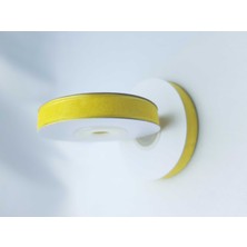 Be Beauty Sarı Renginde 1 cm Organze Kurdele (1 Makara 25 Mt)