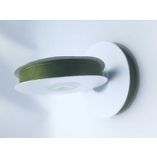Be Beauty Haki Renginde 1 cm Organze Kurdele (1 Makara 25 Mt)