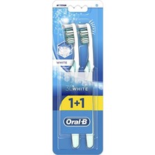 Oral-B Oral_b Oral-B Diş Fırçası 3 Boyutlu Beyazlık 40 Orta 1 Alana 1 Bedava Paketi Kategori Manuel Diş Fırçası