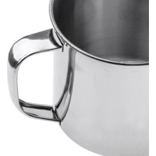 Homyl Metal Drinkware Paslanmaz Çelik Fincan Bira Kahve Çay Için Kapak ile 10 cm (Yurt Dışından)