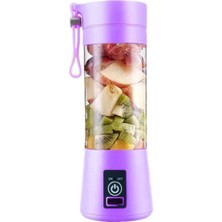 Ibico Portatif Taşınabilir USB Şarjlı El Blender 380ML Mor