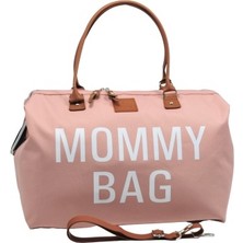 Babysi Mommy  Bag  Exclusive Tasarım Pudra  Baby  Anne Bebek Bakım ve Kadın Çantası