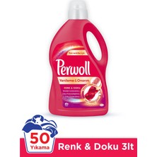 Perwoll Sıvı Çamaşır Deterjanı Renk  Doku 50 Yıkama 3 Lt