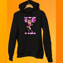 Remonz Lift Like A Girl Baskılı 3 Ipl. Şardonlu %100 Pamuk, Içi Polar, Çok Kalın Sweatshirt