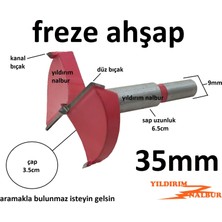 Yıldırım Nalbur 35 mm Freze Mobilya Menteşe Yuva Açma Freze Bıçak Samet