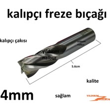 Yıldırım Nalbur Kalıpçı Freze 4 mm Kalıpçı Bıçak Parmak Freze