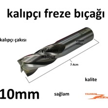 Yıldırım Nalbur Kalıpçı Freze 10 mm Kalıpçı Bıçak Freze Çakısı Onluk Torna Freze