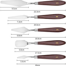 Entrendi Cansus Spatül Fırça 5'li
