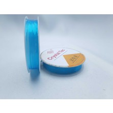 Be Beauty   Turkuaz Renkte 0,8 mm Kalınlıkta Silikonlu Lastik Misina (2 Adet)