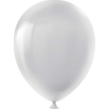 Kikajoy Ki̇kajoy Pastel Balon Baskisiz 100 'lü  Gri̇