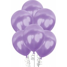 Kikajoy Ki̇kajoy Stand Balonu 12 'li Metali̇k Li̇la