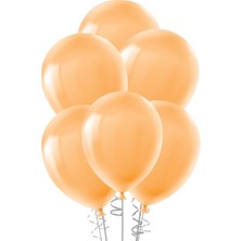 Kikajoy Ki̇kajoy Stand Balonu 12 'li Pastel Açik Turuncu