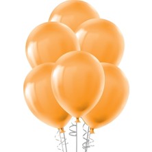 Kikajoy Ki̇kajoy Stand Balonu 12 'li Pastel Turuncu