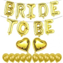 Dipak Gold Renk Bride To Be Balon Seti