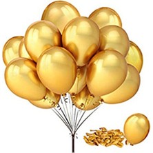 Dipak Gold Renk Metalik Balon (30 Adet)