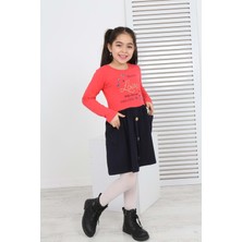 Toontoy Kids Toontoy Kız Çocuk Beauty Love Baskılı Elbise