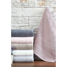 Dantela Pamuk 70X140CM 6'lı Banyo Havlu Seti - Kod 9401