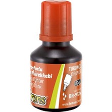 Brons Fosforlu Kalem Mürekkebi 30 cc Turuncu