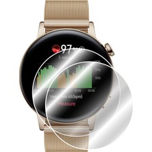 IPG Huaweı Watch Gt 3 42 mm ile Uyumlu Ipg Ekran Koruyucu (2 Adet)