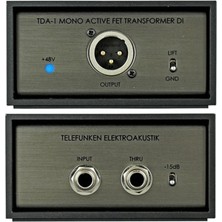 Telefunken Tda-1 Mono Active Direct Box