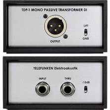 Telefunken Tdp-1 Mono Passive Direct Box