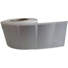 Ofis Turka Silver Mat Barkod Etiketi 75X100 Tekli 500 Lük Sarım