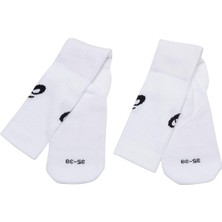 Asics VOLLEY LONG SOCK Unisex Beyaz Çorap - 155994-0001