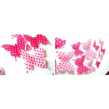 Sheker Home Sticker Kelebek Seti 3 Boyutlu Pvc 12'li