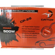 Dator Cp-25 13 cm Spl Tweeter 500 Rms Cp-25