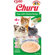 Ciao Churu Püre Ton & Tavuk Kedi Maması 4 x 14 gr