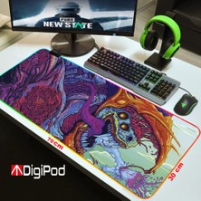 Digipod RGB Kaymaz Taban Mouse Pad 70x30 4 mm