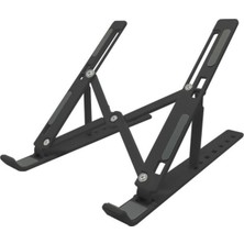 Mbois 7 Kademeli Ayarlı Katlanabilir Laptop Tablet Standı Siyah