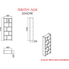 Kalender Dekor Snow Kitaplık