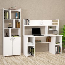 Kalender Dekor Jimmy-Twins Mayra 145 cm Çalışma Masası Takımı