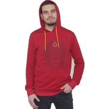 Galatasaray Galatasaray Lisanslı Aslan Armalı Kırmızı Sweatshirt