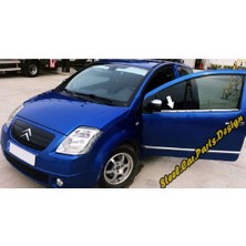 Ebal Oto Citroen C2 Krom Cam Çıtası 2 Prç. 2002 Üzeri P. Çelik