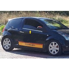 Ebal Oto Citroen C2 Krom Cam Çıtası 2 Prç. 2002 Üzeri P. Çelik