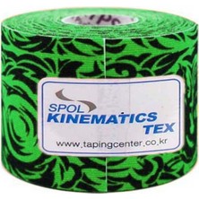 Miyang Spol KinesiologyTape Bant Tattoo - Yeşil - Standart