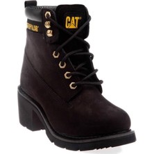 Cat Ottawa Kadın Bot Siyah - Nubuk