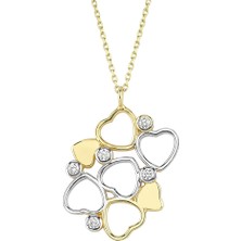 Altın Sepeti Altın Yedi Kalpli Kolye