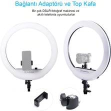 Wellmaking 18" Ring Light LED Işık - 48W Halka Işık Sistemi