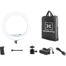 Wellmaking 18" Ring Light LED Işık - 48W Halka Işık Sistemi