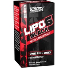 Nutrex Lıpo-6 Black, Ultra Concentrate, 60 Black-Capsul. USA