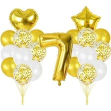 Dipak Gold Renk 7 Yaş Balon Seti