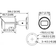 Dahua IPC-HFW1230S-S-0360B-S4  2mpix, 3,6mm Lens,  Sd Kart, Starlight, H265+, 30MT Gece Görüşü, IP67, Poe Bullet Ip Kamera