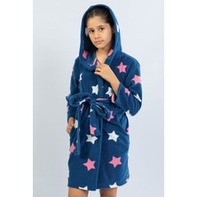 Vienetta Kız Çocuk Polar Kapsonlu Sabahlık
